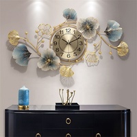 Horloge murale en fer fait à la main Design de style chinois vintage Horloges décoratives murales