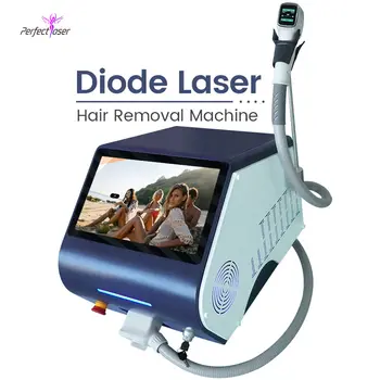 808nm Diode Laser Hair Removal Machine Permanent Portable Professional 3 Wavelength Diode Laser Hair Removal Machine For Sale