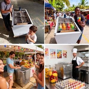 Machine à Popsicles Commerciale pour la Fabrication de Sucettes Glacées en Malaisie, <span class=keywords><strong>Mini</strong></span>-Machine à Popsicles par Moule, Machine à Sucettes Glacées - Product Image 2
