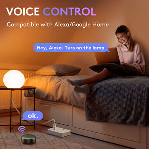 OIT AM1 prese casa <span class=keywords><strong>PASS</strong></span> CE Wifi Smart Power Strip con un metro per rilevare la ricarica rapida di energia elettrica 40W telecomando - Product Image 4