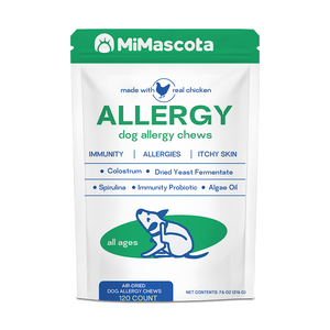 Friandises à mâcher séchées à l'air <span class=keywords><strong>pour</strong></span> chiens allergiques - 120 unités - Supplément naturel anti-démangeaisons avec <span class=keywords><strong>spiruline</strong></span> et huile d'algues <span class=keywords><strong>pour</strong></span> peaux irritées - Product Image 6