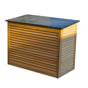 <span class=keywords><strong>Copertura</strong></span> per Condizionatore d'Aria, Schermo Privacy Decorativo in Legno, Recinzione per Sistemi di Climatizzazione Esterni - Product Image 4