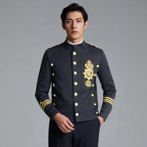 Cantidad mínima de pedido: 1 pieza |   Chaqueta Bordada Personalizable Estilo Corte Francesa de <span class=keywords><strong>Rap</strong></span> Olivier Napoleon - Product Image 2