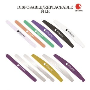 Lima de uñas desechable recta con mango metálico reemplazable - Product Image 3