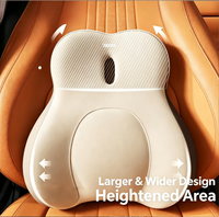 Coussin de soutien lombaire ergonomique pour voiture, coussin de dossier de siège conducteur pour soulager les douleurs lombaires et du bas du dos, coussin de confort pour la conduite