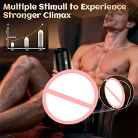 Masturbateur automatique pour homme avec contrôle par application, 10 modes de vibration et de succion, Godet de masturbation électrique, Jouet sexuel pour pénis