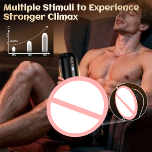 เครื่องช่วยสำเร็จความใคร่ชายแบบอัตโนมัติ ควบคุมผ่านแอพ 10 โหมดสั่นดูดกระตุ้น ถ้วยช่วยสำเร็จความใคร่ไฟฟ้า สำหรับผู้ชาย ของเล่นทางเพศ - Product Image 3