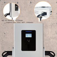 Station de recharge rapide DC intelligente pour véhicules électriques 40kW 60kW 80kW, double connecteur CCS2 CCS1 GBT NACS, avec prise en charge OCPP 1.6J, support OEM/ODM