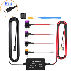 Cable reductor de voltaje 5V 2.5A para cámara de salpicadero, de 12V/24V a 5V, cable de alimentación para detección de radar GPS, suministro transfronterizo L186 - Product Image 6