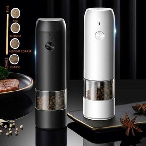 Easy Customization Four Colors Adjustable Electric Automatatic USB Rechargeable Salt and <b>Pepper</b> <b>Grinder</b> - Product Image 5