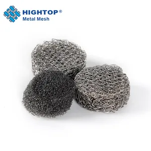 Stainless Steel Compressed Knitted Wire Mesh For Mufflers Exhaust Systems