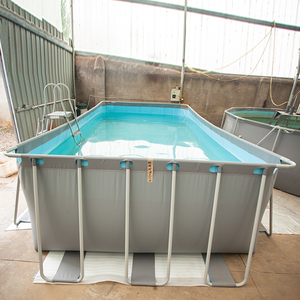 Vua Kích Thước Chất Lượng Cao Xách Tay Rắn Lớn PVC Khung Kim Loại Trên Mặt Đất Hồ Bơi Với An Bộ Thang - Product Image 6