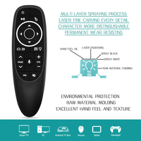 Control Remoto Inalámbrico G10S Pro 2.4G de Alta Calidad con 7 Retroiluminaciones, Control por Voz, Mouse Aéreo con Giroscopio y Aprendizaje IR