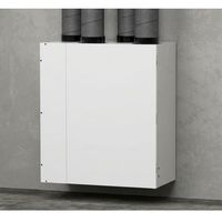 Système de récupération de chaleur VMC à double flux LANSTEP avec échangeur à contre-courant, installation verticale pour le marché européen