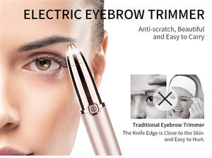 Depiladora Facial LED para Mujeres y Hombres, Recortadora de Vello Facial, Labial, Nasal y de Cejas - Product Image 6