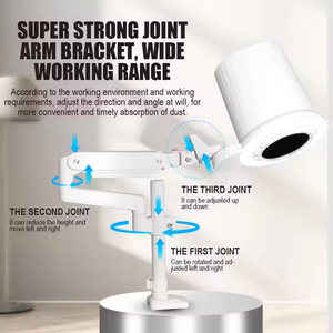 Advanced Super Strong Suction Low Noise <b>Desk</b> Manicure Vacuum Cleaner Adjust Direction Angle <b>Nail</b> Dust Collector for <b>Nail</b> Salon - Product Image 5