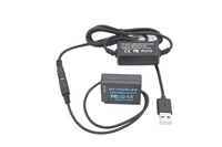 Acoplador de CC 5V USB + DMW DCC11 para Lumix FMARKII DMC GF3 GF5 GF6 GX5 GX85 accesorios GX7 BLE9 batería ficticia