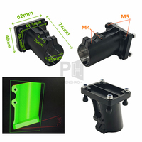 Support de montage de train d'atterrissage personnalisé 35 mm, connecteur de cadre en alliage d'aluminium CNC, pièce usinée pour drone RC UAV