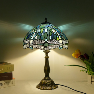 Lightops phong cách Châu Âu chuồn chuồn retro bàn đèn sang trọng đêm bảng đèn với điều khiển từ xa cơ thể sắt điện cung cấp điện - Product Image 5