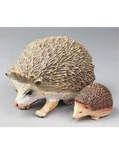 Statue d'animal en résine personnalisée Adorable Figurine Hérisson Statue Résine Artisanat Solide Simulation Faune Modèle <span class=keywords><strong>Jungle</strong></span> Épineux Hérisson - Product Image 2