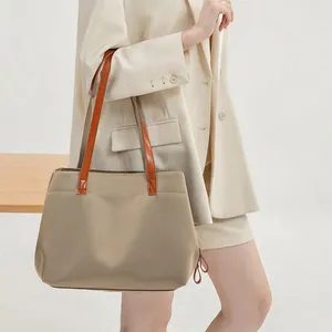 2024 Mode Schattige Schouder Laptop Tassen Hoge Kwaliteit Waterdichte Oxford Handtas Vrouwen Draagtassen Luxe Casual Draagtassen