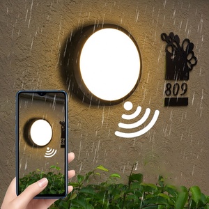 Đèn Trần Tròn Bằng Nhôm Đúc Đèn Tường Ngoài Trời Chống Ẩm <span class=keywords><strong>IP66</strong></span> Có Cảm Biến Pir 20W 30W - Product Image 2