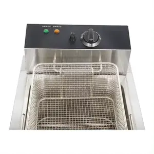 10L Table Top Single Tank Commercial Kitchen Restaurant Catering Equipment Chicken Potato Electric Deep Fryers