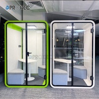 Pod de Travail Moderne pour Réunions, Format 1 Personne, Idéal pour Diffusion, École et Bureau