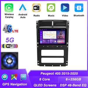 Android đài phát thanh xe cho Peugeot 405 2015-2020 đối tác Citroen berlingo 2010-2016 màn hình đa phương tiện xe máy nghe nhạc - Product Image 4