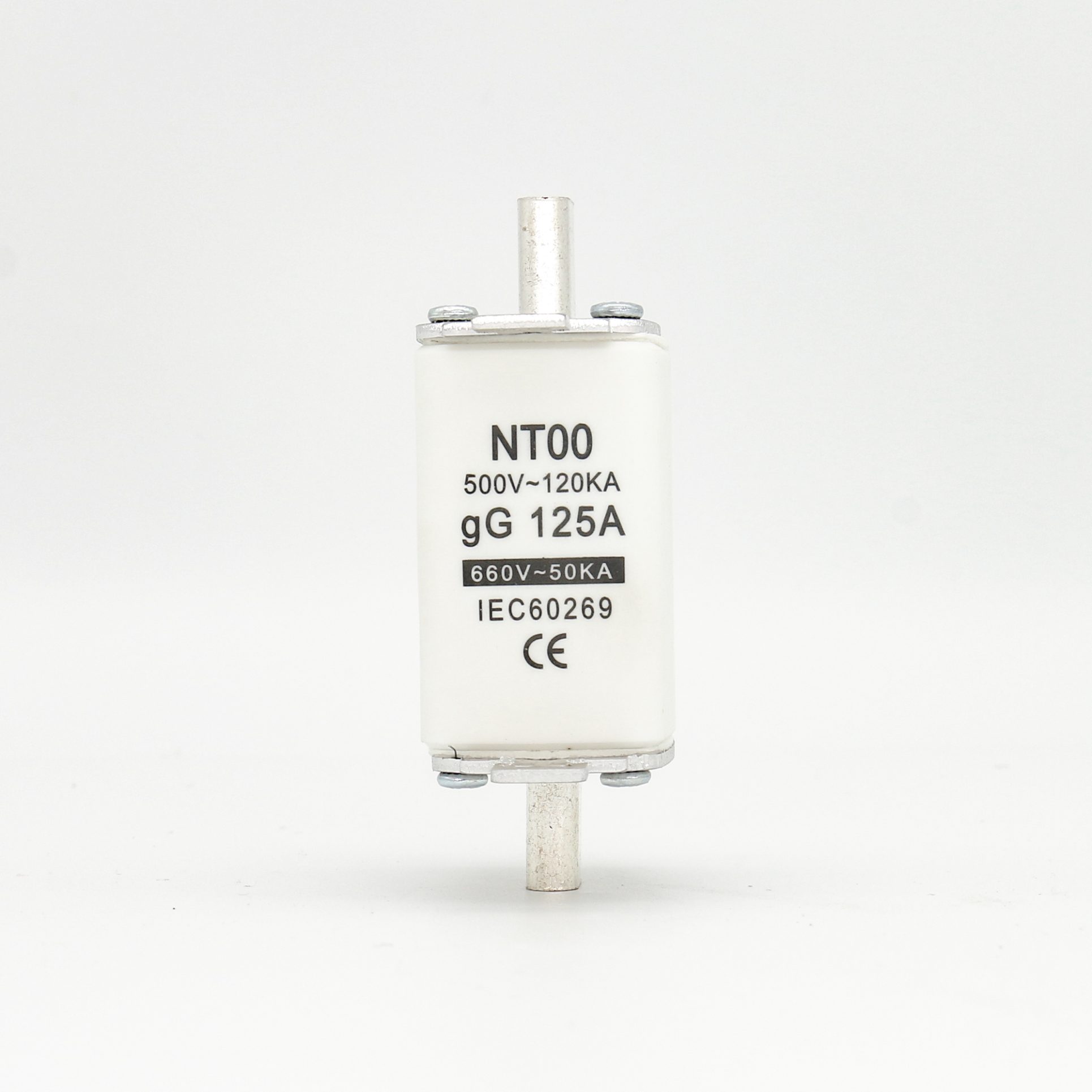 Предохранитель NT00 GL 125A 500V/690v IEC низкое напряжение керамический предохранитель белый керамический