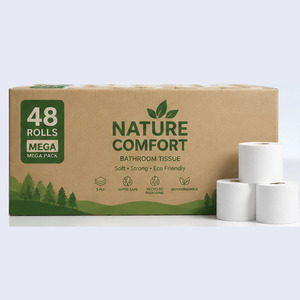 Papel Higiénico Biodegradable <span class=keywords><strong>Chino</strong></span> de 2/3 Capas, con Relieve, Extra Suave, para Baño, al por Mayor, de Calidad, con Impresión - Product Image 1