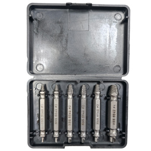 Hand Tool Hss 6542 Double Ended Rusty Broken Nuts and Bolt Remover Stripped Screw <b>Removal</b> Damaged Screw Extractor Insert - Product Image 3