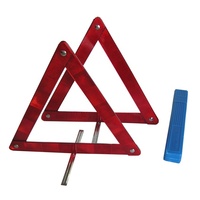 Triangle de signalisation double réflecteur, outil d'urgence, sécurité routière, triangle de voiture