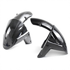 DTRAD <span class=keywords><strong>Kawasaki</strong></span> Ninja H2/<span class=keywords><strong>R</strong></span> ZX10R ZX-10R 2016-2023 Garde-boue avant en fibre de carbone 100% brillant, accessoires de moto originaux - Product Image 1