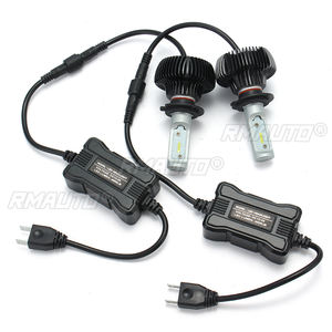 Ampoules de phares LED CSP H7 pour voiture, 2 pièces, feux antibrouillard blancs 6500K, ampoules de feux de jour - Product Image 1