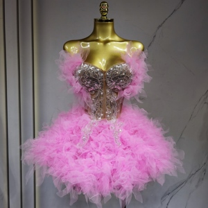 โนแวนซ์ Y4202 ชุดเดรสออกงานกลางคืนสำหรับผู้หญิง คอลเลคชั่นฤดูใบไม้ร่วง 2024 สายเดี่ยวเปิดหลัง ประดับเลื่อม คริสตัล หรูหรา ทันสมัย - Product Image 2