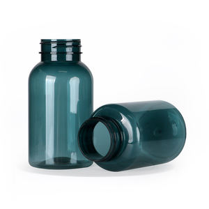 Premium Manufacturer PET Plastic <b>Bottle</b> 175ml 180ml Navy Blue Dark Blue Transparent Glossy Surface 34.5mm Neck - Product Image 1