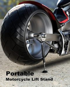 Supporto per la pulizia e la manutenzione del motociclo portatile supporto per sollevamento Jack per sostituire gli strumenti di emergenza - Product Image 2