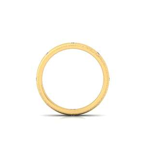 Bague de luxe minimaliste en or massif 10K avec diamant CVD, bijou de mariage et d'anniversaire pour femme - Product Image 2