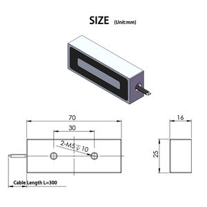 Landa H702516 Estructura cuadrada Sosteniendo electroimán 12V 24V Dc 20Kg Fuerza Producto de imán fuerte - Product Image 6