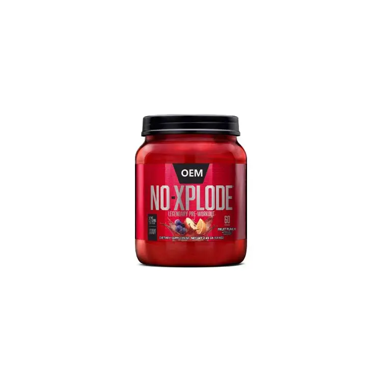 Hochwertige Private Label Pre Workout Ergänzung mit Kreatin Beta-Alanin und Energy Fruit Punch Aroma