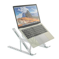 Support pliable pour ordinateur portable et tablette avec ventilateur, en métal réglable – Vente en gros usine