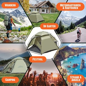 Tente de camping en gros, prix fabricant, marque privée, logo personnalisé, forte capacité de production pour la randonnée et le camping - Product Image 6