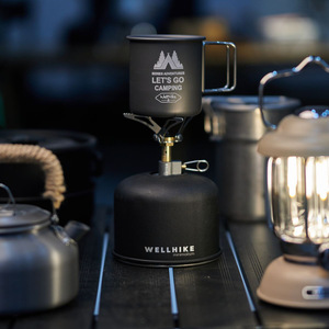 แก้วอลูมิเนียมอัลลอยด์แบบพับได้สีดำ 350 มล. แก้วน้ำสำหรับตั้งแคมป์กลางแจ้งแบบพกพา - Product Image 3