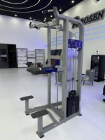 Máquina de Dominadas con Resistencia de Peso ROSEN Fitness, Equipo de Gimnasio para Ejercicios de Brazos, Máquina de Dip Asistida para Fisicoculturismo