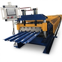 Machine de formage à froid pour tôles de toiture en acier coloré de type TR4 trapézoïdal, galvanisé, de style péruvien, haute qualité