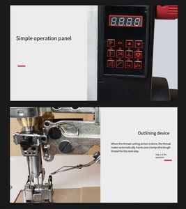 Nouvelle conception de machine à coudre à point interlock à entraînement direct haute vitesse, avec système de contrôle Supu - Product Image 5