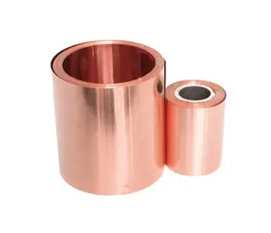 Ultra-thin 0.02mm 0.05mm 0.07mm copper tape strip/ pure copper sheet in roll copper foil for transformer