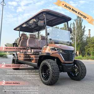 2025 nouveau modèle nouveau design voiturette de golf LED phare auvent chariot de golf électrique mini voiture électrique panneau solaire production d'énergie - Product Image 3