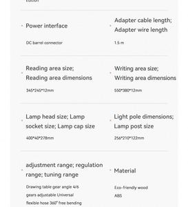 Meilleure Vente YD-20Pro+ Table à Dessin Large de 550 mm avec Lumière LED, Planche de Lecture Amovible, Support de Tablette en Bois Écologique 2026 - Product Image 6